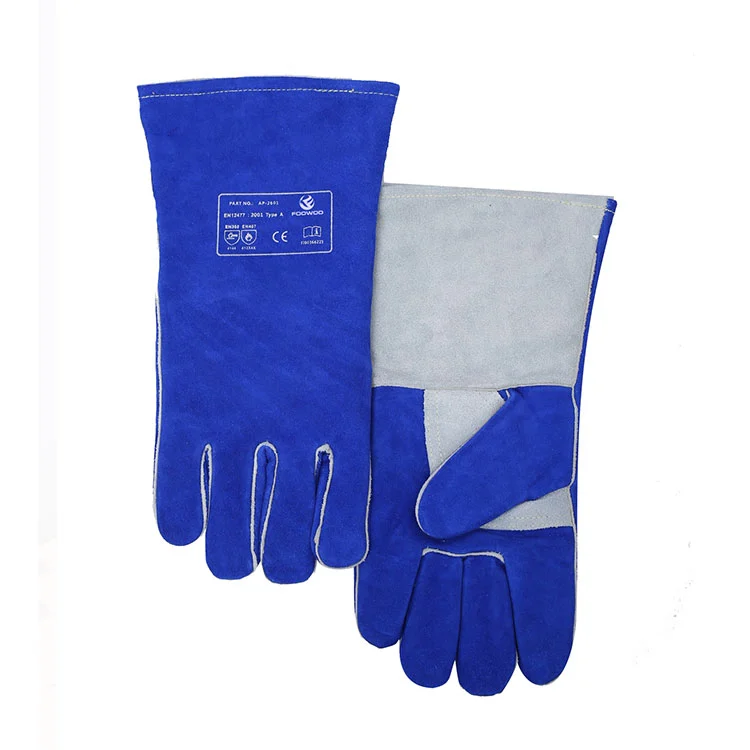 Heavy Duty -siniset ja -harmaat sauvahitsauskäsineet